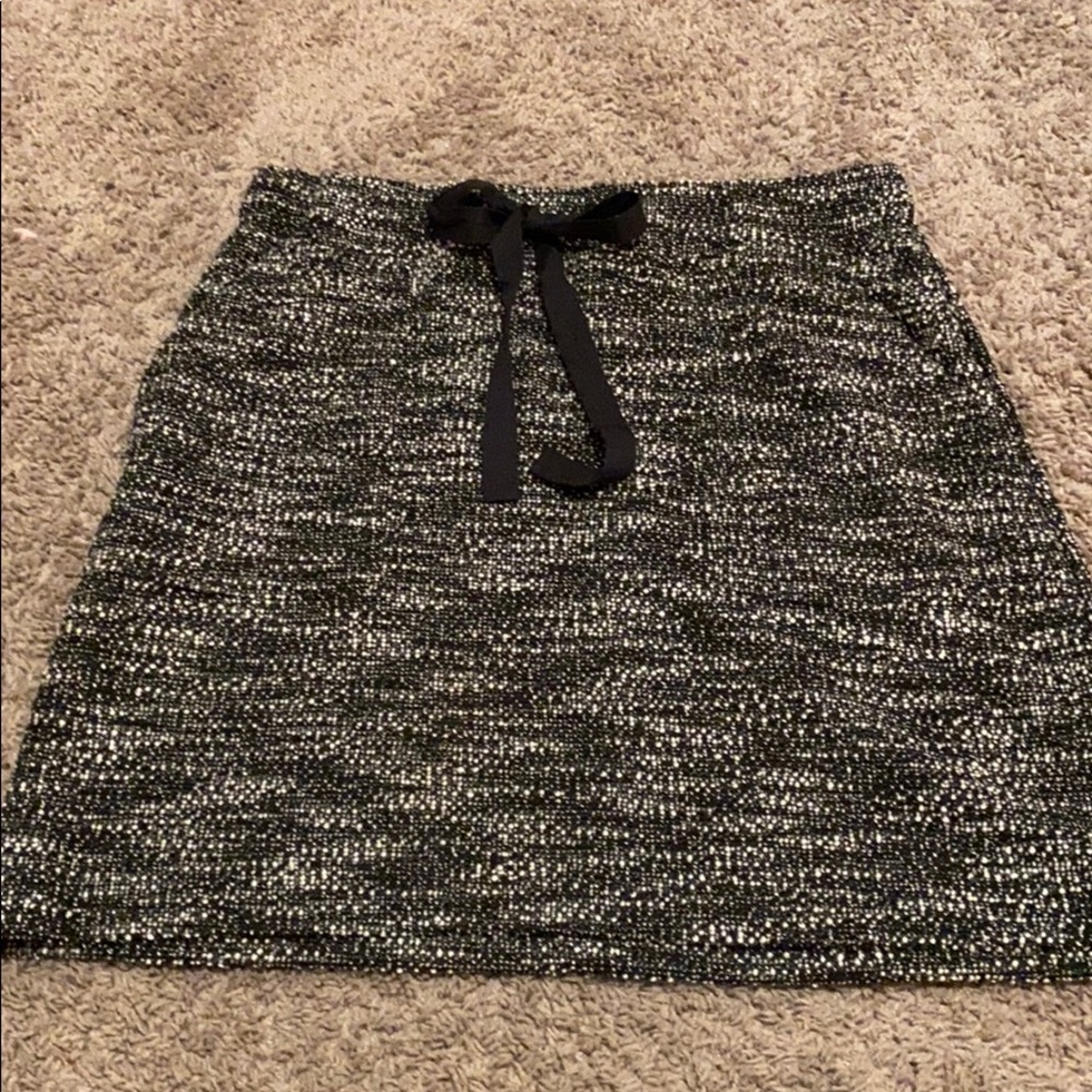 Ann Taylor Loft - Tweedy Drawstring Skirt